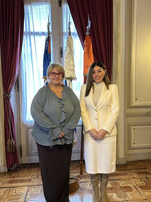 Դեսպան Մարիամ Գևորգյանը հանդիպել է Ուրուգվայի Ազգային պաշտպանության նախարար Սանդրա Լասոյի հետ