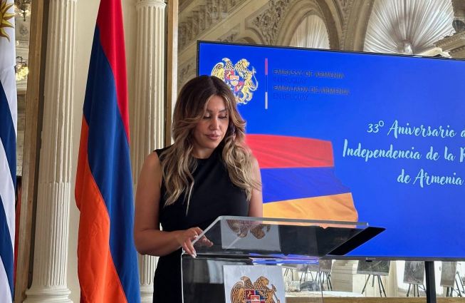 Հայաստանի Հանրապետության Անկախության 33-րդ տարեդարձին նվիրված պաշտոնական ընդունելություն Մոնտեվիդեոյում