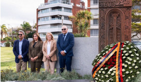 Հայոց ցեղասպանության 110-րդ տարելիցի ոգեկոչման արարողություն Մոնտեվիդեոյի &laquo;Հայաստան&raquo; հրապարակում