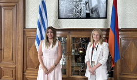 Դեսպան Մարիամ Գևորգյանը հանդիպել է Ուրուգվայի փոխնախագահ, Գլխավոր ասամբլեայի և Սենատորների պալատի նախագահ Կարոլինա Կոսսեի հետ