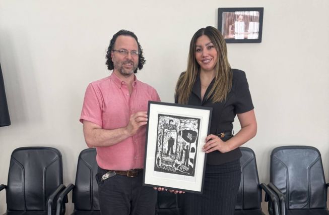 Դեսպան Մարիամ Գևորգյանը հանդիպել է Հանրապետության համալսարանի ռեկտոր Էկտոր Կանսելայի հետ