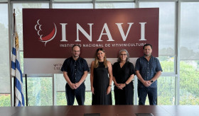 La embajadora Mariam Gevorgyan visit&oacute; el Instituto Nacional de Vitivinicultura del Uruguay (INAVI)
