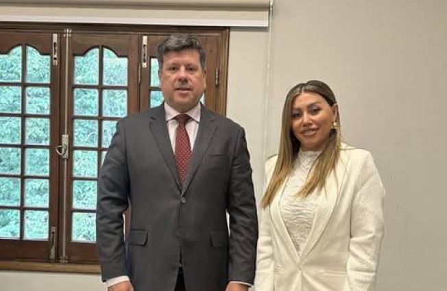 Դեսպան Մարիամ Գևորգյանը հանդիպում է ունեցել Պարագվայի Հանրապետության նախագահի աշխատակազմի ղեկավար Խավիեր Խիմենես Գարսիա դե Սունյիգայի հետ