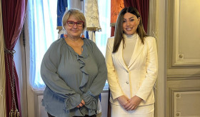 Դեսպան Մարիամ Գևորգյանը հանդիպել է Ուրուգվայի Ազգային պաշտպանության նախարար Սանդրա Լասոյի հետ